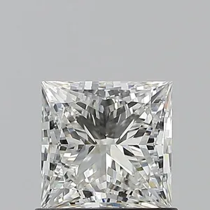 0.9ct PRINCESS H VVS2 Natural diamond