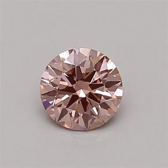 0.30ct ROUND Fancy Intense Pink VVS2 Coloured Lab diamond