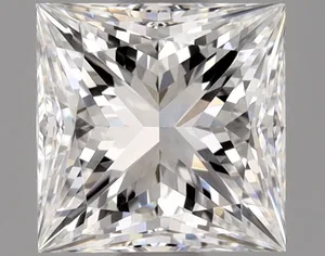 0.9ct PRINCESS F VVS2 Natural diamond