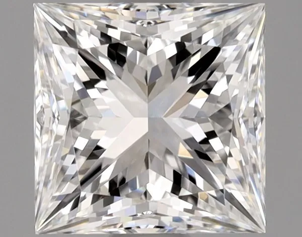 0.9ct PRINCESS F VVS2 Natural diamond