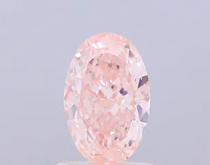 1ct OVAL Fancy Intense Pink VVS2 Coloured Lab diamond