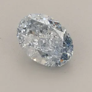 0.85ct OVAL Fancy Intense Blue VS1 Coloured Lab diamond