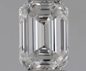 0.37ct EMERALD E IF Natural diamond