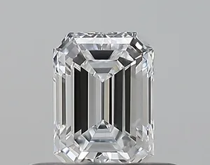 0.41ct EMERALD D VVS1 Natural diamond