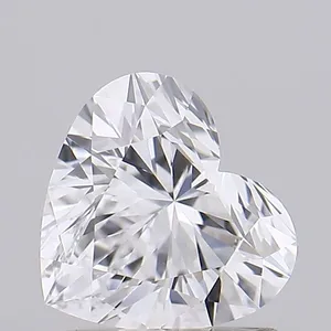 0.85ct HEART D IF Lab diamond