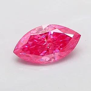 1.05ct MARQUISE Fancy Vivid Pink VS1 Coloured Lab diamond