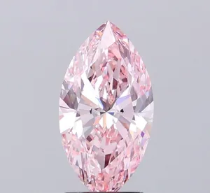2.2ct MARQUISE Fancy Intense Pink VVS1 Coloured Lab diamond