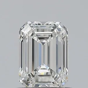 0.7ct EMERALD F VS1 Natural diamond