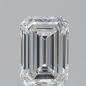0.61ct EMERALD F VVS2 Natural diamond