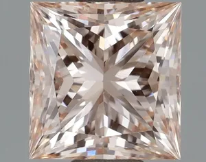 1.06ct PRINCESS Fancy Intense Pink VVS2 Coloured Lab diamond