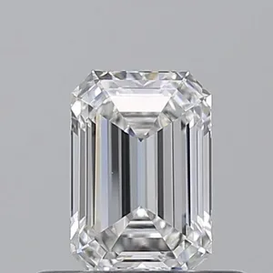 0.51ct EMERALD F VS1 Natural diamond
