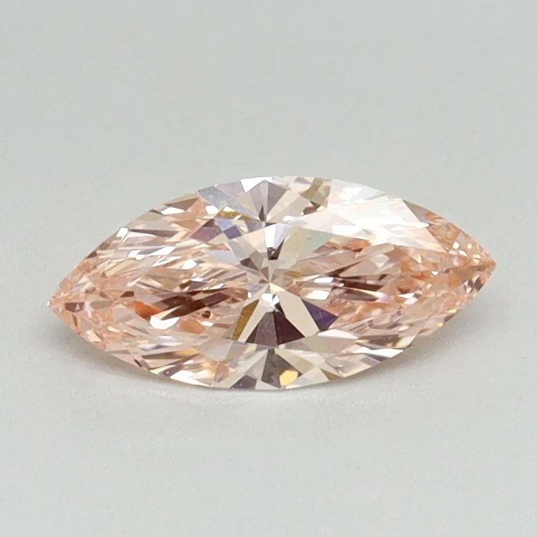 0.51ct MARQUISE Fancy Intense Pink VS1 Coloured Lab diamond