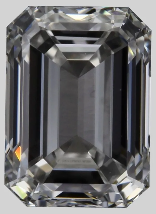 0.5ct EMERALD F FL Natural diamond