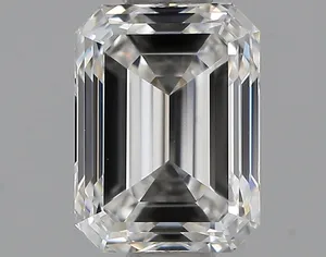 0.7ct EMERALD F VVS2 Natural diamond
