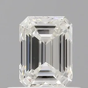 0.5ct EMERALD H VVS2 Natural diamond