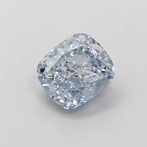 1.01ct CUSHION Fancy Intense Blue VS2 Coloured Lab diamond
