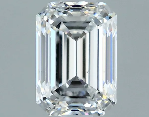 0.7ct EMERALD F VS2 Natural diamond
