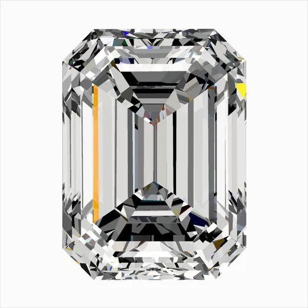 0.4ct EMERALD H VVS2 Natural diamond