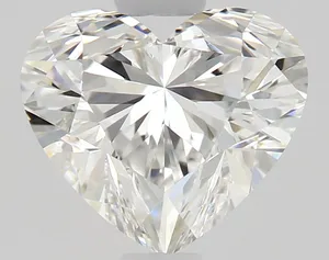 1.01ct HEART F VVS1 Natural diamond