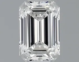 0.42ct EMERALD F IF Natural diamond