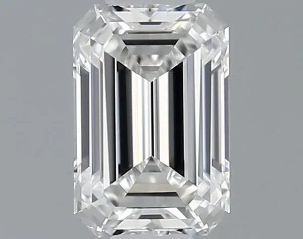 0.42ct EMERALD F IF Natural diamond