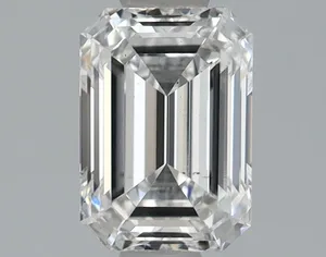 0.7ct EMERALD F VS2 Lab diamond