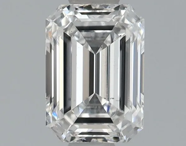0.7ct EMERALD F VS2 Lab diamond