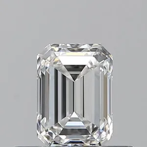 0.5ct EMERALD F VVS1 Natural diamond