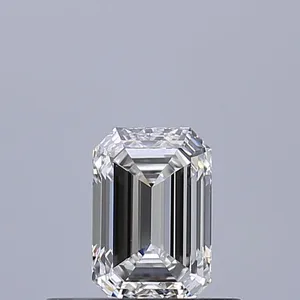 0.4ct EMERALD F VVS2 Natural diamond