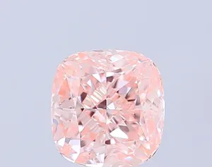1.12ct CUSHION Fancy Intense Pink VS1 Coloured Lab diamond