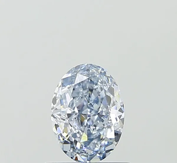 1.02ct OVAL Fancy Blue VS1 Coloured Lab diamond