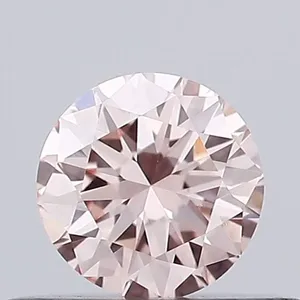 0.31ct ROUND Fancy Pink VVS2 Coloured Lab diamond