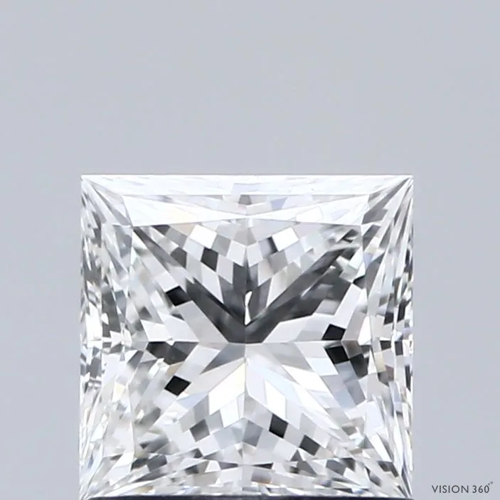 1.01ct PRINCESS F VVS2 Natural diamond