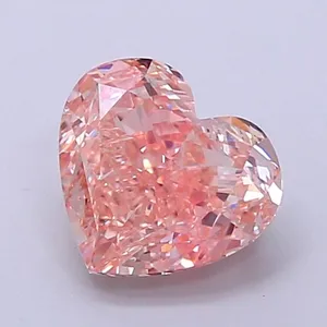 1.2ct HEART Fancy Intense Pink VVS2 Coloured Lab diamond