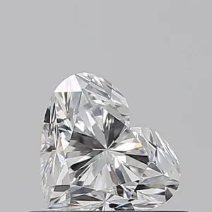 0.5ct HEART G VVS1 Natural diamond