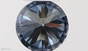 0.33ct ROUND Fancy Intense Blue SI2 Coloured Lab diamond