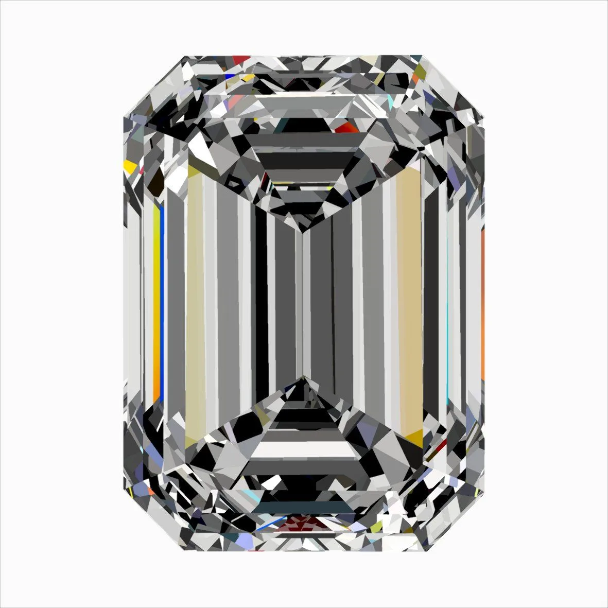 0.34ct EMERALD E VVS1 Natural diamond