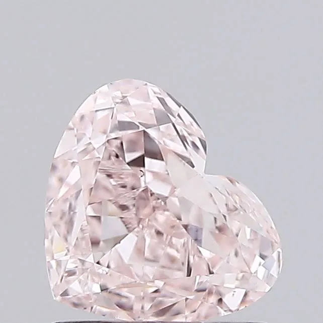 1.07ct HEART Fancy Intense Pink VS2 Coloured Lab diamond