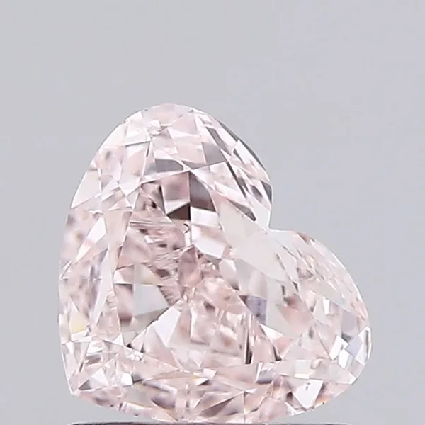 1.07ct HEART Fancy Intense Pink VS2 Coloured Lab diamond