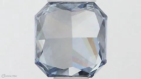 0.50ct RADIANT Fancy Intense Blue VS2 Coloured Lab diamond