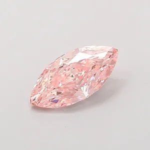 1.02ct MARQUISE Fancy Intense Pink VVS2 Coloured Lab diamond