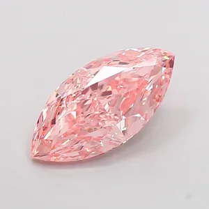 2.03ct MARQUISE Fancy Vivid Pink VVS2 Coloured Lab diamond