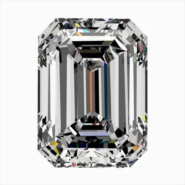 0.5ct EMERALD F IF Natural diamond