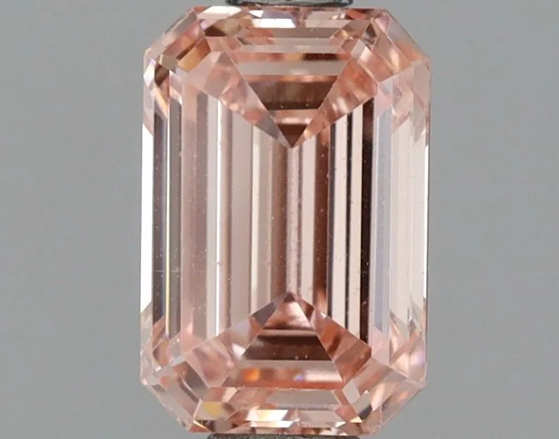 1.09ct EMERALD Fancy Intense Pink VS2 Coloured Lab diamond