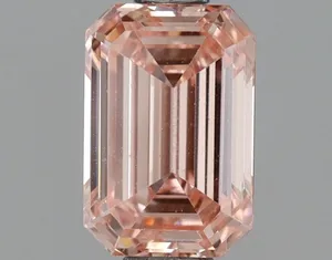 1.09ct EMERALD Fancy Intense Pink VS2 Coloured Lab diamond