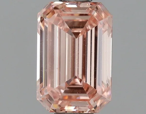 1.09ct EMERALD Fancy Intense Pink VS2 Coloured Lab diamond