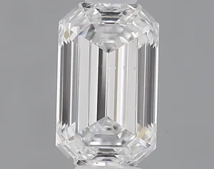 0.5ct EMERALD D VS2 Lab diamond