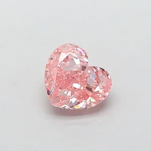 1ct HEART Fancy Vivid Pink VS2 Coloured Lab diamond
