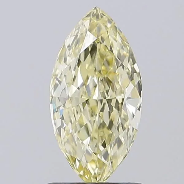 1.08ct MARQUISE Fancy Yellow VVS2 Coloured Lab diamond