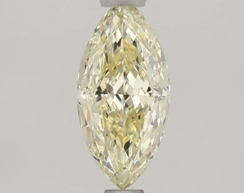 1.02ct MARQUISE Fancy Light Yellow VS1 Coloured Lab diamond